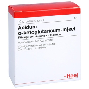 ACIDUM ALPHA-KETOGLUTARICUM Injeel Ampullen Produktbild