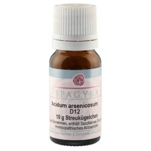 ACIDUM ARSENICOSUM D 12 Globuli Produktbild