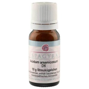ACIDUM ARSENICOSUM D 6 Globuli Produktbild