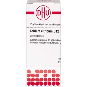 ACIDUM CITRICUM D 12 Globuli Produktbild