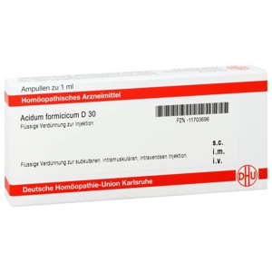 ACIDUM FORMICICUM D 30 Ampullen Produktbild