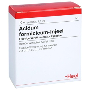 ACIDUM FORMICICUM INJEEL Ampullen Produktbild