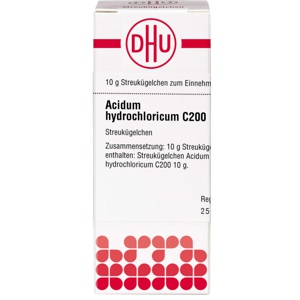 ACIDUM HYDROCHLORICUM C 200 Globuli Produktbild