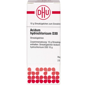 ACIDUM HYDROCHLORICUM D 30 Globuli Produktbild