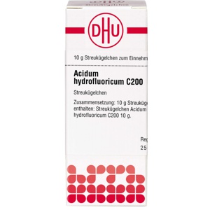 ACIDUM HYDROFLUORICUM C 200 Globuli Produktbild