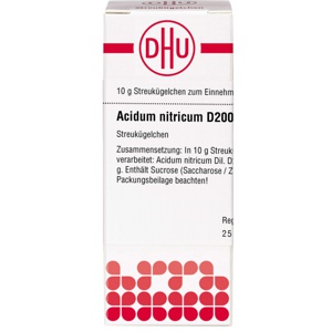 ACIDUM NITRICUM D 200 Globuli Produktbild