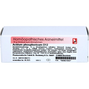 ACIDUM PHOSPHORICUM D 12 Globuli Produktbild