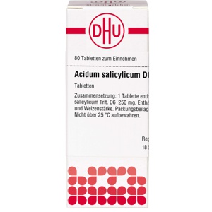 ACIDUM SALICYLICUM D 6 Tabletten Produktbild