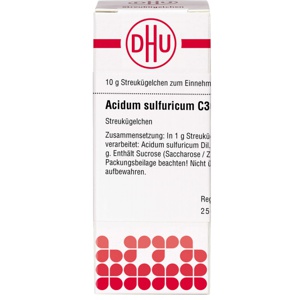 ACIDUM SULFURICUM C 30 Globuli Produktbild