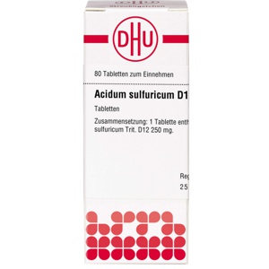 ACIDUM SULFURICUM D 12 80 St Tabletten Produktbild
