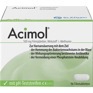 ACIMOL mit pH Teststreifen Filmtabletten Produktbild