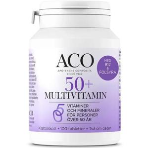 ACO 50+ Multivitamin 100 tabletter produkt bild