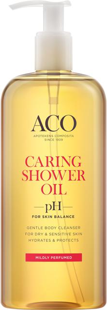 ACO Caring Shower Oil parfymerad 400 ml