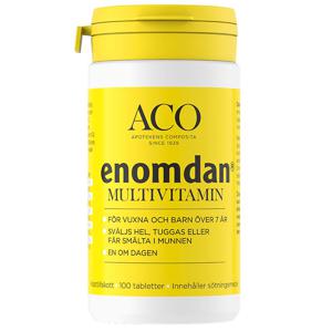 ACO Enomdan Multivitamintablett 100 st produkt bild