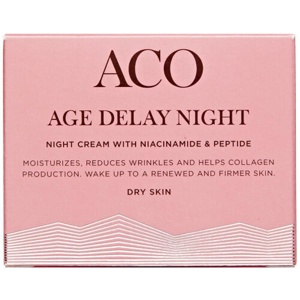 ACO Age Delay Night Cream Dry Skin produktbillede