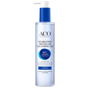 ACO Face Hydrating Micellar Cleansing Gel oparfymerad 200 ml produkt bild