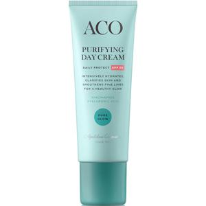 ACO Face Pure Glow Purifying Day Cream SPF 30, 50 ml produkt bild