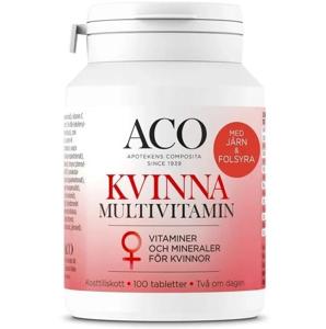 ACO Kvinna Multivitamin 100 tabletter produkt bild