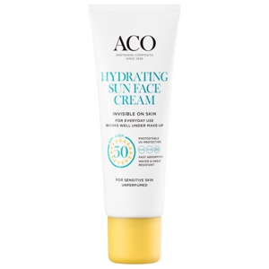 ACO Sun Hydrating Sun Face Cream återfuktande solkräm SPF50, 40 ml produkt bild