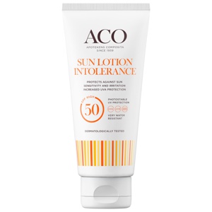 Aco Sun Lotion Intolerance SPF50+ 100 ml produktbilde