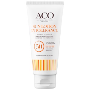 ACO Sun Lotion Intolerance SPF 50, 100 ml produkt bild