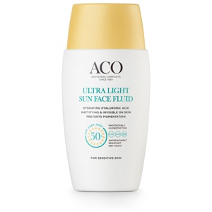 ACO Sun Ultra Light Face Fluid SPF 50+, 40 ml produkt bild