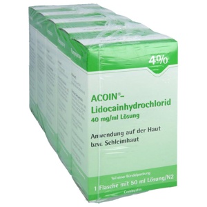 ACOIN-Lidocainhydrochlorid 40 mg/ml Lösung Produktbild