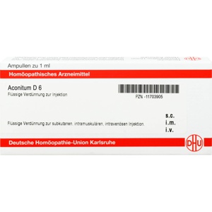 ACONITUM D 6 Ampullen Produktbild