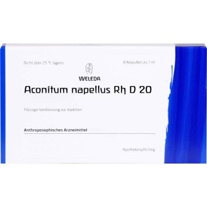 ACONITUM NAPELLUS Rh D 20 Ampullen Produktbild