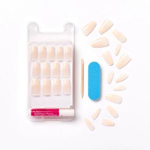 Acrylic Nude Artificial Nails 79945 Leilani produkt bild