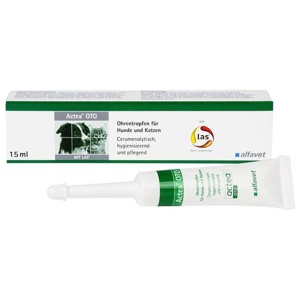 Actea Oto Ohrentropfen für Hunde und Katzen, 15 ml Ohrentropfen Produktbild