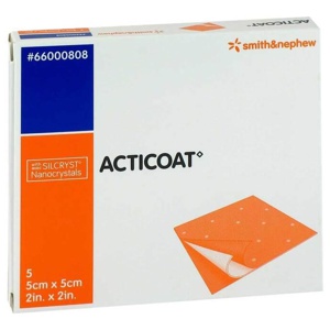 ACTICOAT 5x5 cm antimikrobielle Wundauflage Produktbild