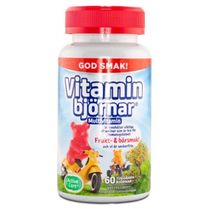 Active Care Vitaminbjørne 60 stk. produktbillede