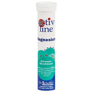 ACTIVLINE Magnesium Zitrone Brausetabletten Produktbild