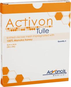 Activon Tulle Viskoskompress 5x5 cm 5 st produkt bild