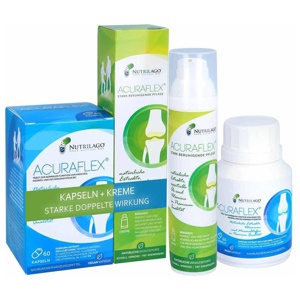 ACURAFLEX Komplett 60 Kaps.+100 ml Creme Nutrilago Produktbild