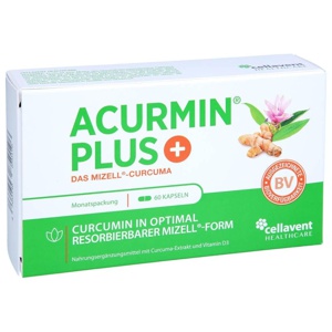 ACURMIN PLUS - DAS MIZELL -CURCUMA 60 St Weichkapseln Produktbild