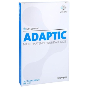 ADAPTIC 7,6x20,3 cm feuchte Wundauflage 2015 Produktbild