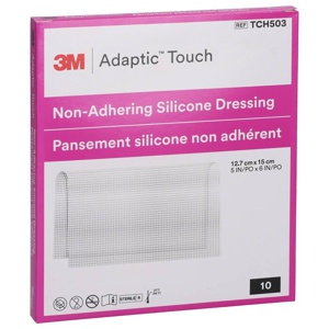 ADAPTIC Touch 12,7x15 cm nichthaft.Sil.Wundauflage Produktbild