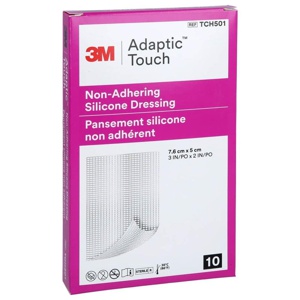 ADAPTIC Touch 5x7,6 cm nichthaft.Sil.Wundauflage Produktbild