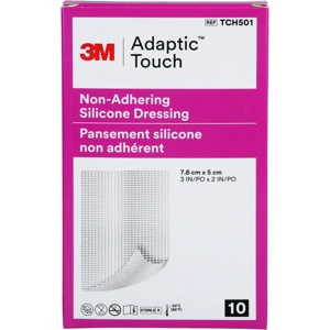 ADAPTIC Touch 5x7,6 cm nichthaft.Sil.Wundauflage Produktbild