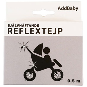 AddBaby Reflex tejp 0,5m Silver, 1 st produkt bild
