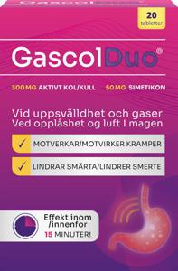 GascolDuo 20 tabletter produkt bild
