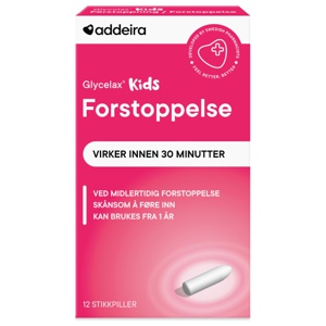 Addeira Glycelax Kids stikkpiller, 12 stk. produktbilde