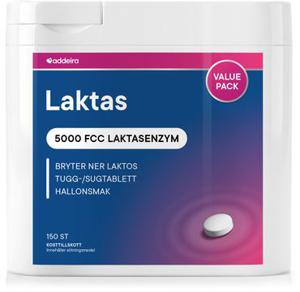 Addeira Laktasenzym Tabletter 150 st produkt bild