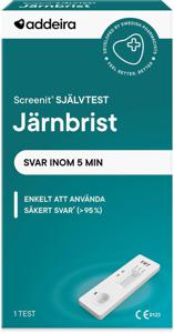 Addeira Screenit självtest Järn 1 st produkt bild