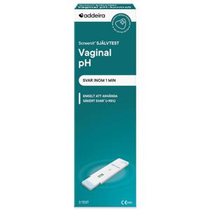 Addeira Screenit Självtest Vaginal pH 3 st produkt bild