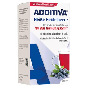 Additiva heiße Heidelbeere Pulver Sachets, 100 g Pulver Produktbild