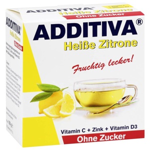 Additiva heiße Zitrone ohne Zucker Pulver Sachets Produktbild