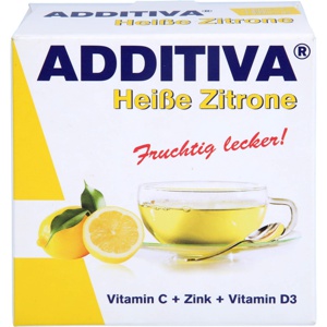 ADDITIVA heiße Zitrone Pulver Sachets Produktbild